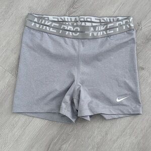 Like new, Nike Pro Dri-fit spandex shorts, size M